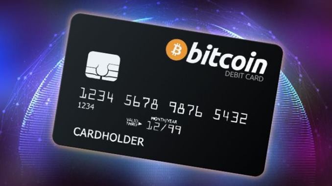 bitcoin debit card ile para çekme